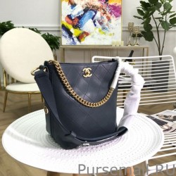 Inspired CC Bucket Shopping Hobo Bag A57573 Blue