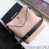 Top Quality CC Bucket Shopping Hobo Bag A57576 Apricot