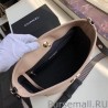 Top Quality CC Bucket Shopping Hobo Bag A57576 Apricot
