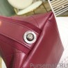 AAA+ CC Bucket Shopping Hobo Bag A57573 Maroon