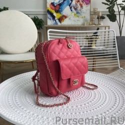 1:1 Mirror CC Day Mini Backpack Red
