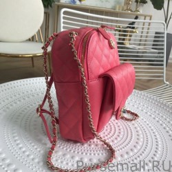 1:1 Mirror CC Day Mini Backpack Red