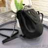 Best CC Logo Drawstring Bucket Bag AS0326 Black