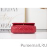 Best CC Pearl Small Flap Bag AS3001 Red