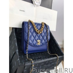 1:1 Mirror Chain Handle Flap Bag AS0785 AS0784 Blue