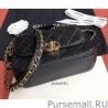 Replica Chain Infinity Handle Bag AS0970 Black