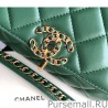 Fashion Chain Infinity Handle Bag AS0970 Green