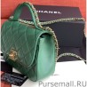 Fashion Chain Infinity Handle Bag AS0970 Green