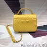 Wholesale Chain Infinity Handle Bag AS0970 Yellow