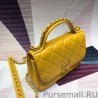 Wholesale Chain Infinity Handle Bag AS0970 Yellow