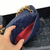 High Quality Chain Leather Link Bag AS0936 Blue