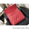 Top Chain Leather Link Bag AS0936 Red