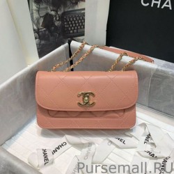 Luxury Chain Wallet AS2742 Pink