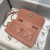 Luxury Chain Wallet AS2742 Pink