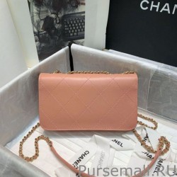 Luxury Chain Wallet AS2742 Pink