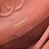 Best Chevron Tweed Medium Flap Bag A1112 Orange