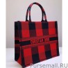 Cheap Christian Dior Book Tote Bag Red