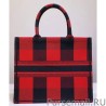 Cheap Christian Dior Book Tote Bag Red