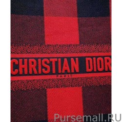 Cheap Christian Dior Book Tote Bag Red