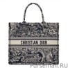 High Christian Dior Book Tote Black