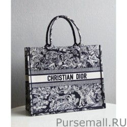 High Christian Dior Book Tote Black