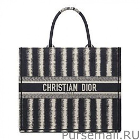 Fashion Christian Dior Book Tote Black