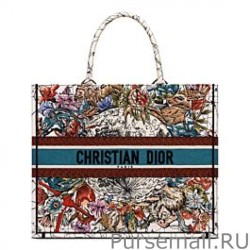 Top Quality Christian Dior Book Tote Blue