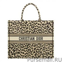 Inspired Christian Dior Book Tote Coffee