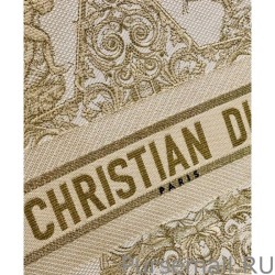 Perfect Christian Dior Book Tote Cream