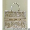 Perfect Christian Dior Book Tote Cream