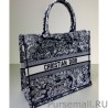 Knockoff Christian Dior Book Tote Dark Blue