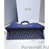 Designer Christian Dior Book Tote Dark Blue