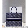 Designer Christian Dior Book Tote Dark Blue