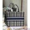 High Quality Christian Dior Book Tote Dark Blue