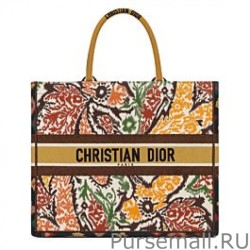 High Quality Christian Dior Book Tote Handbag Yellow