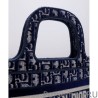 7 Star Christian Dior Mini Dior Book Tote Dark Blue