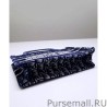 7 Star Christian Dior Mini Dior Book Tote Dark Blue