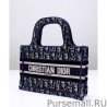 7 Star Christian Dior Mini Dior Book Tote Dark Blue