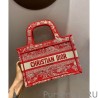 Knockoff Christian Dior Mini Dior Book Tote Red