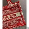 Knockoff Christian Dior Mini Dior Book Tote Red