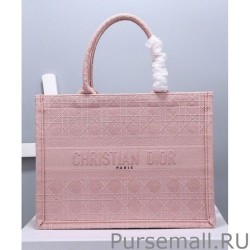 UK Christian Dior Small Dior Book Tote Bag Pink