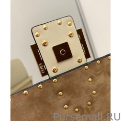Copy Fendi Baguette Leather Bag 8BR600 Cream