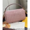Fashion Fendi Baguette Leather Bag 8BR600 Pink