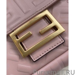 Fashion Fendi Baguette Leather Bag 8BR600 Pink