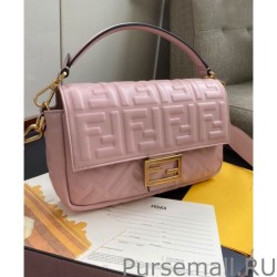 Fashion Fendi Baguette Leather Bag 8BR600 Pink