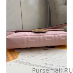 Fashion Fendi Baguette Leather Bag 8BR600 Pink