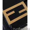 UK Fendi Baguette Trunk Mini Leather Bag 7VA507 Black