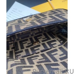 Knockoff Fendi Mini Baguette Fabric Bag 8BS0171 Coffee