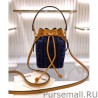 Luxury Mon Tresor denim mini bag Blue