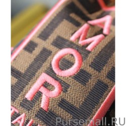 Knockoff Mon Tresor Roma Amor fabric mini bag Rose